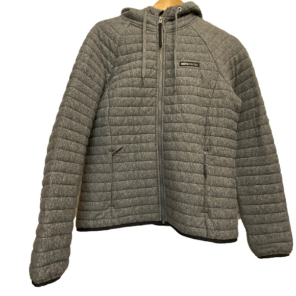 𝅺ROOTS Athletics Ladies mixed grey Thinsulate jacket size M - Picture 1 of 6